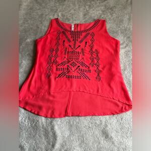 Summer Aztec Embroidered Tank 💲⬇️